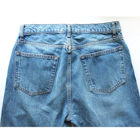 Reformation Val 90s Mid Rise Straight Jeans 31" / Size 29 / Colorado Blue - Picture 8 of 10